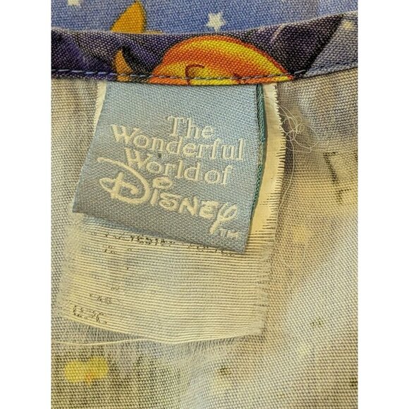 Disney Mickey Mouse Women Size XS Halloween Scrub Top Blue Medical Dental Office - Picture 6 of 6